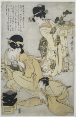 Par Kitagawa Utamaro; Kitagawa Utamaro died 1806; Izumiya Ichibei (Kansendo) [Public domain, Public domain ou CC0], via Wikimedia Commons