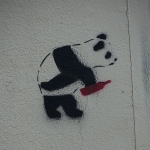 By Guilhem Vellut from Paris, France (Drunk panda @ Street art @ Montmartre @ Paris) [CC BY 2.0 (http://creativecommons.org/licenses/by/2.0)], via Wikimedia Commons