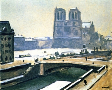 Notre Dame under Snow, Albert Marquet (1905)