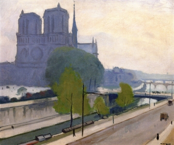 Notre Dame, View of the Quays, Albert Marquet (1922)
