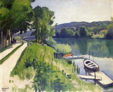 La Varenne, The Red Boat, Albert Marquet (Before 1947)