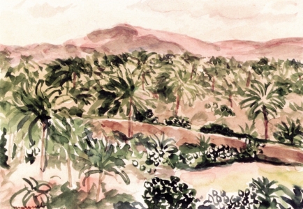 Palm Trees in Algeria, Albert Marquet (Before 1947)