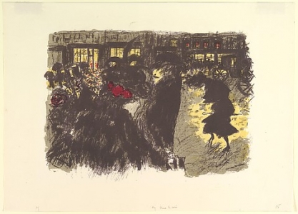 Quelques aspects de la vie de Paris - Lithographie #1, Pierre Bonnard (1899)