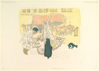 Quelques aspects de la vie de Paris - Lithographie #2, Pierre Bonnard (1899)