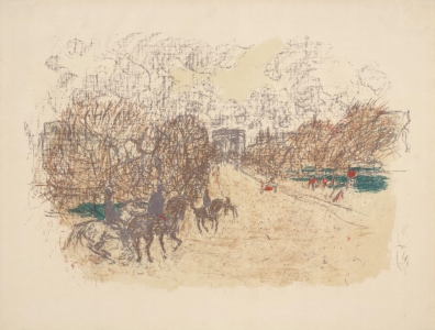 Quelques aspects de la vie de Paris - L'Arc de Triomphe, Pierre Bonnard (1899)