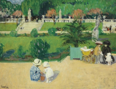 Dans le Jardin du Luxembourg, Martha Stettler