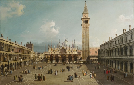 Piazza San Marco, Canaletto (Around 1730)