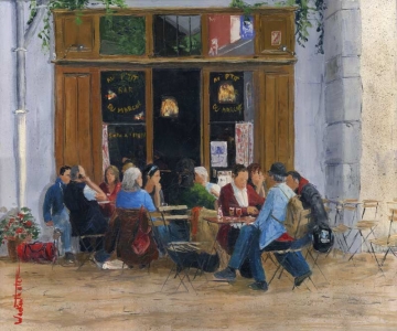 Petit bar Place de l'Hôtel de Ville, Nicole Wackenthaler