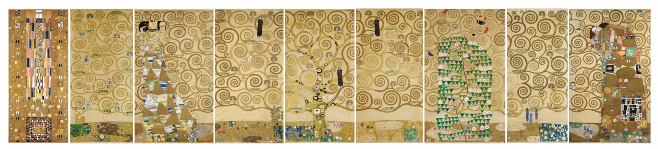 Nine Working Drawings for the Execution of a Frieze for the Dining Room of Stoclet House in Brussels (1910-1911) - Gustav Klimt