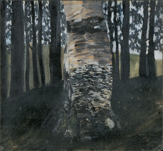 Landscape with Birch (around 1903) - Gustav Klimt