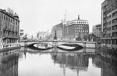 Le pont Nihonbashi en 1960 (Tokyo)