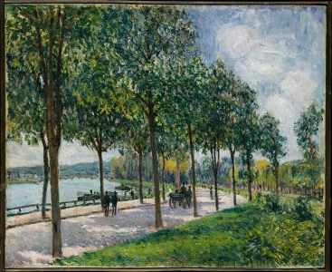 Allée of Chestnut Trees, Alfred Sisley (1878)