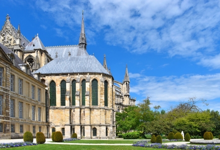 Cathédrale de Reims (vue arrière)