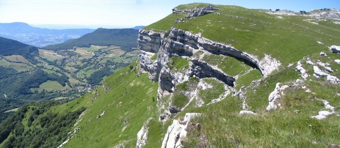Le Roc de Margériaz en Savoie