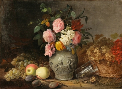 Fleurs et fruits (2), Ivan Khrutsky (1839)