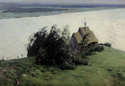 Over eternal quiet, Isaac Levitan (1894)