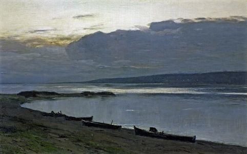 Evening on the Volga, Isaac Levitan (1887-1888)