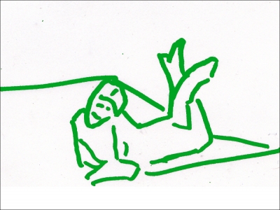 Dessin #14 - Repos (vert)