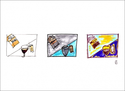 Dessin #3 - A chacun ses vices