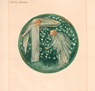 White Garden - Edward Burne Jones (1898)